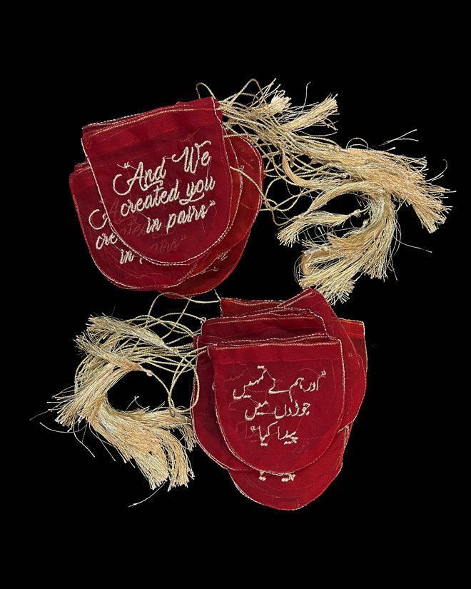 Embroidered Nikkah Bidh Bags