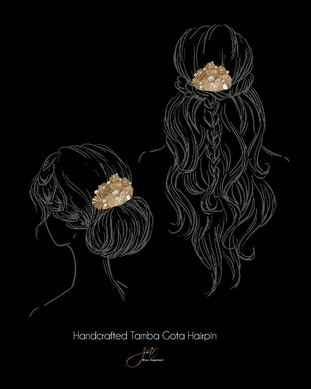 HAIR PIN - Golden.