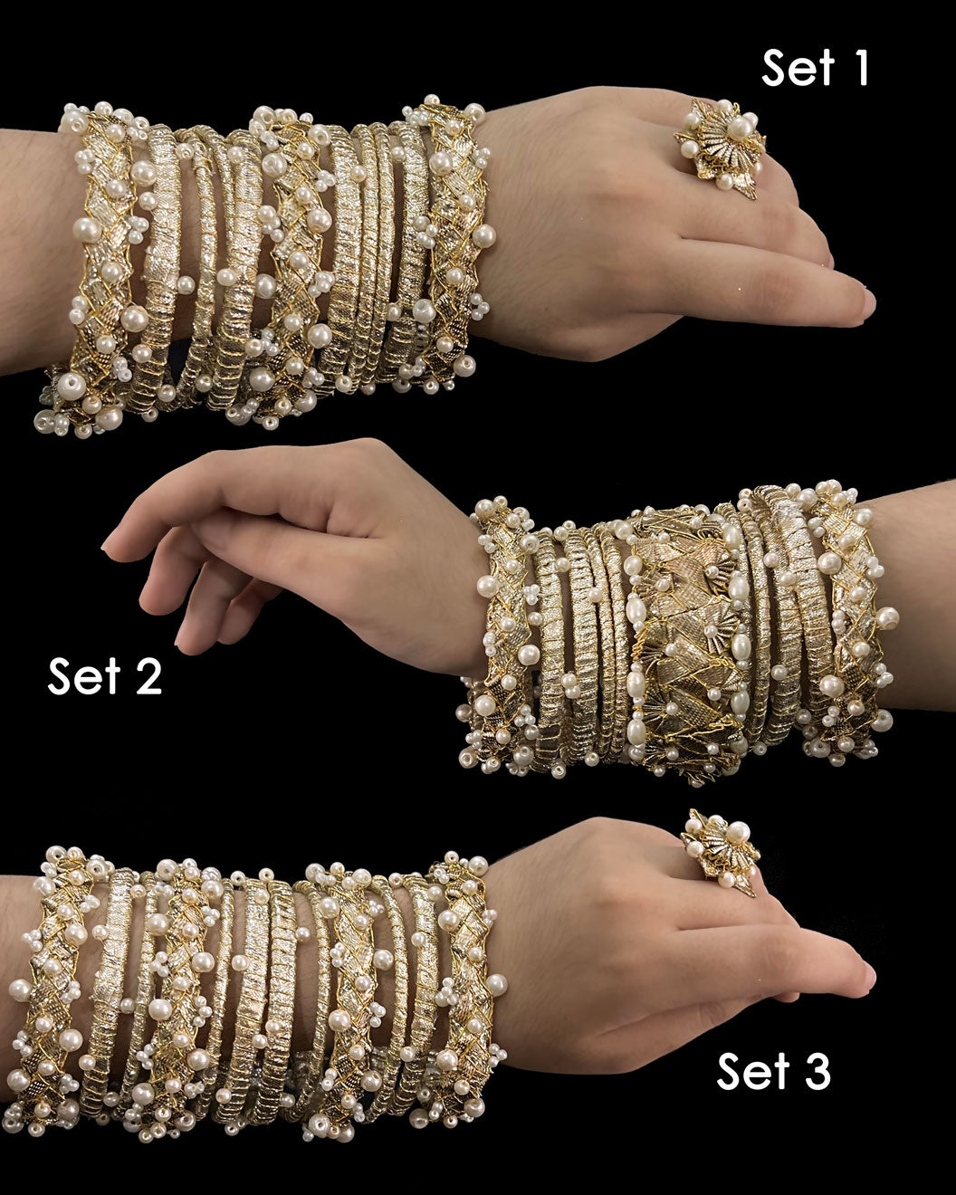 BANGLE SET - Golden