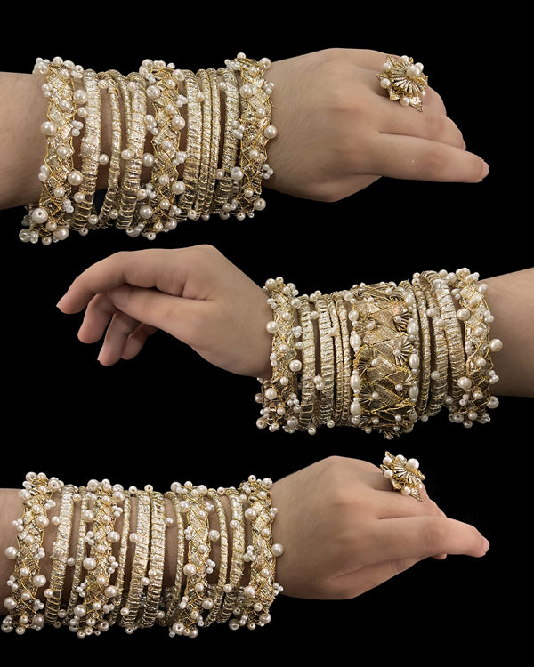 handmade-gota-pearl-bangles-bridal-set-model