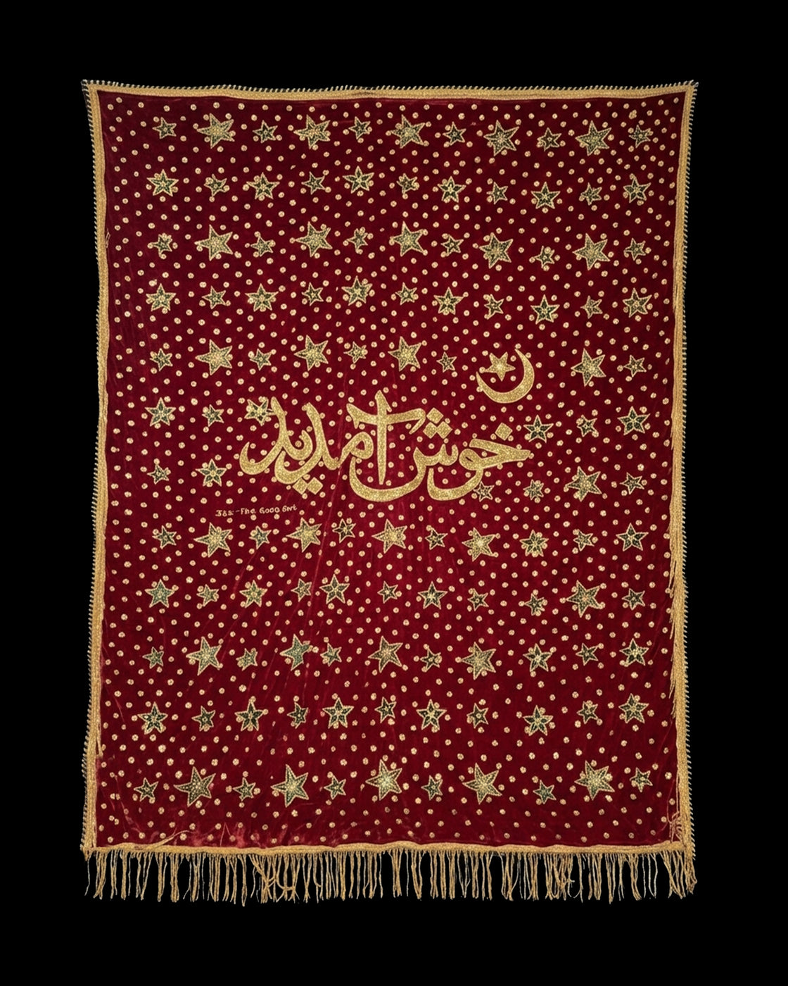 Embroidered Backdrop - Velvet