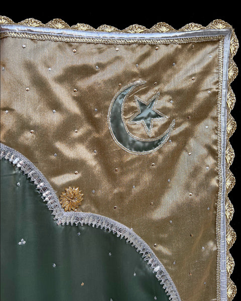 Embroidered Backdrop - Sage