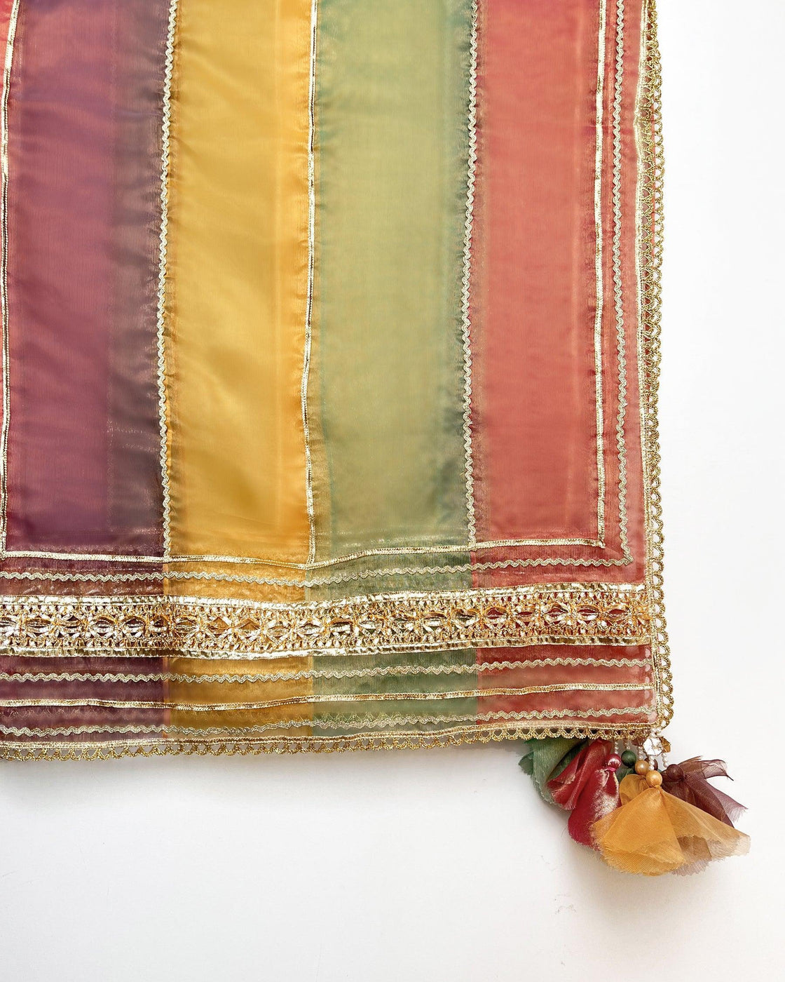 EMEBLLISHED DUPATTA - Multi