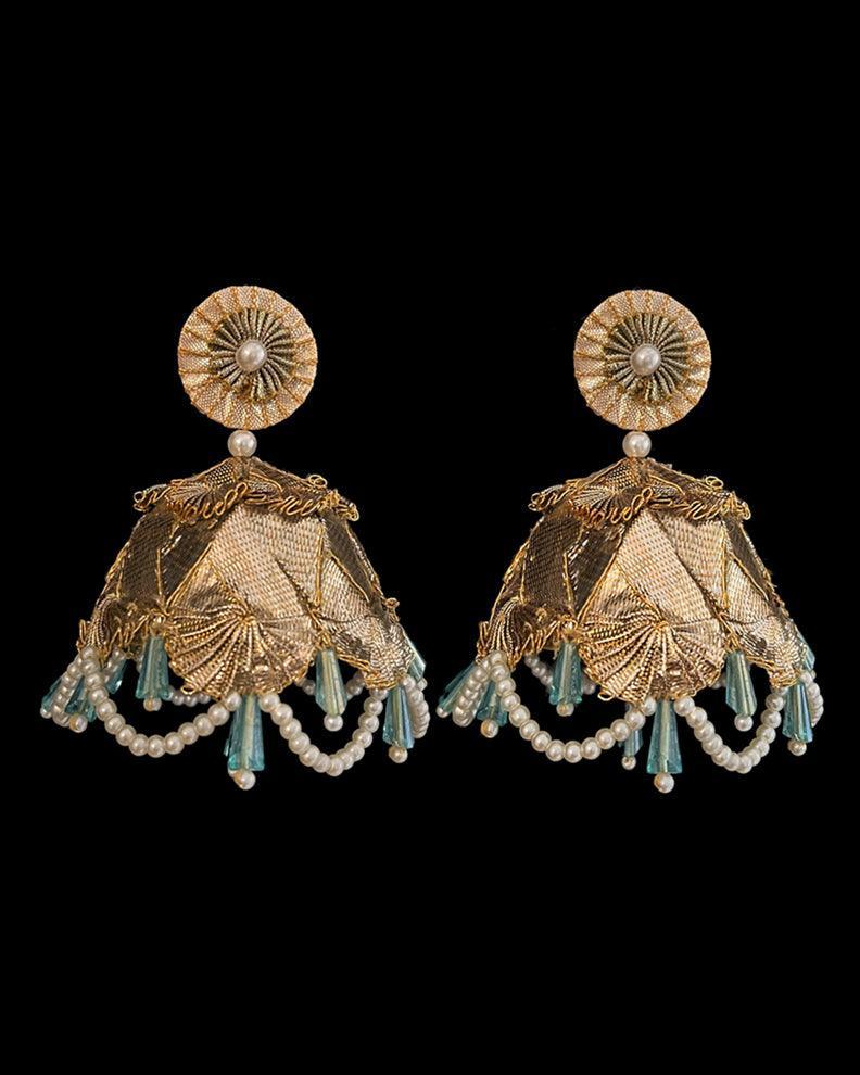 JHUMKA EARRINGS - Golden