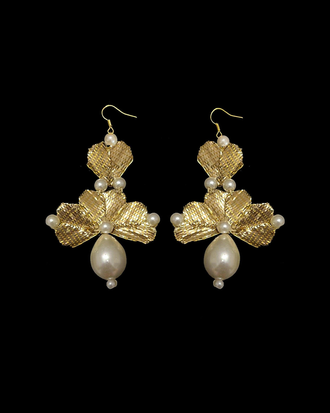 DANGLE EARRINGS - Golden