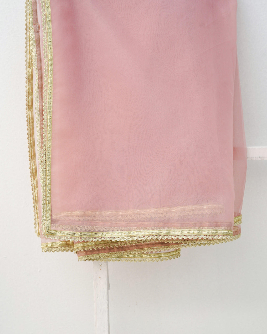 EMEBLLISHED DUPATTA - Pink