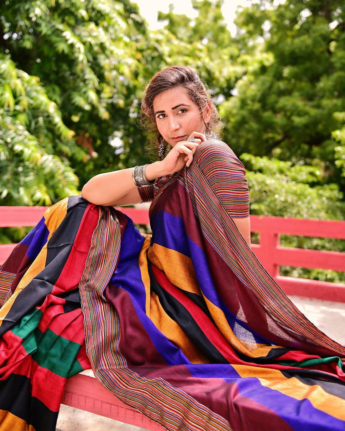 YARN DYED SAREE - Multi