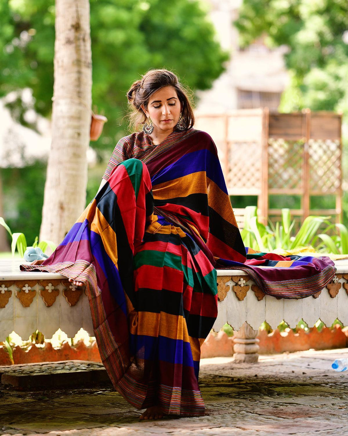 YARN DYED SAREE - Multi